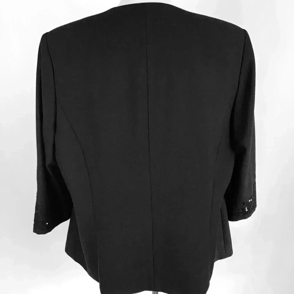 NWOT Trad Gothic Le Suit Blazer Jacket Cutout Embroidered WItchy Office Plus 16W - Picture 6 of 11